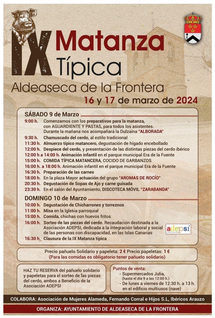 Todo a punto para la IX Matanza T&iacute;pica este fin de semana en Aldeaseca | Imagen 1