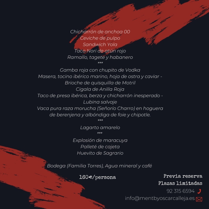 Men&uacute; a cuatro manos con &Oacute;scar Calleja y Cristian Ojeda&nbsp; | Imagen 1