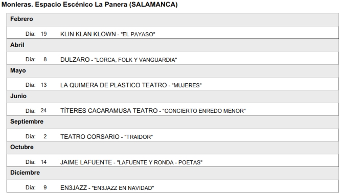 Los Circuitos Esc&eacute;nicos de Castilla y Le&oacute;n dejar&aacute;n en las Arribes en 2023 hasta 26 espect&aacute;culos de las artes esc&eacute;nicas | Imagen 3
