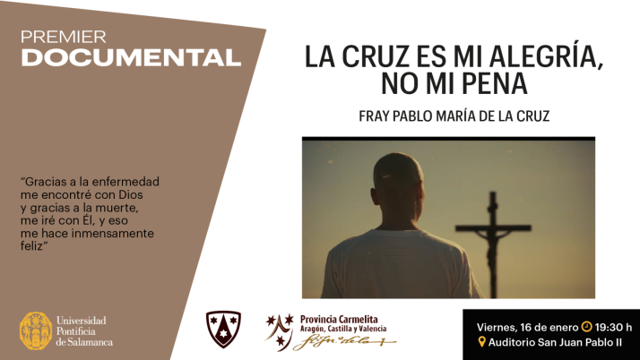Estreno en Salamanca del documental sobre el carmelita fallecido a los 21 a&ntilde;os, unas semanas despu&eacute;s de profesar sus votos | Imagen 1