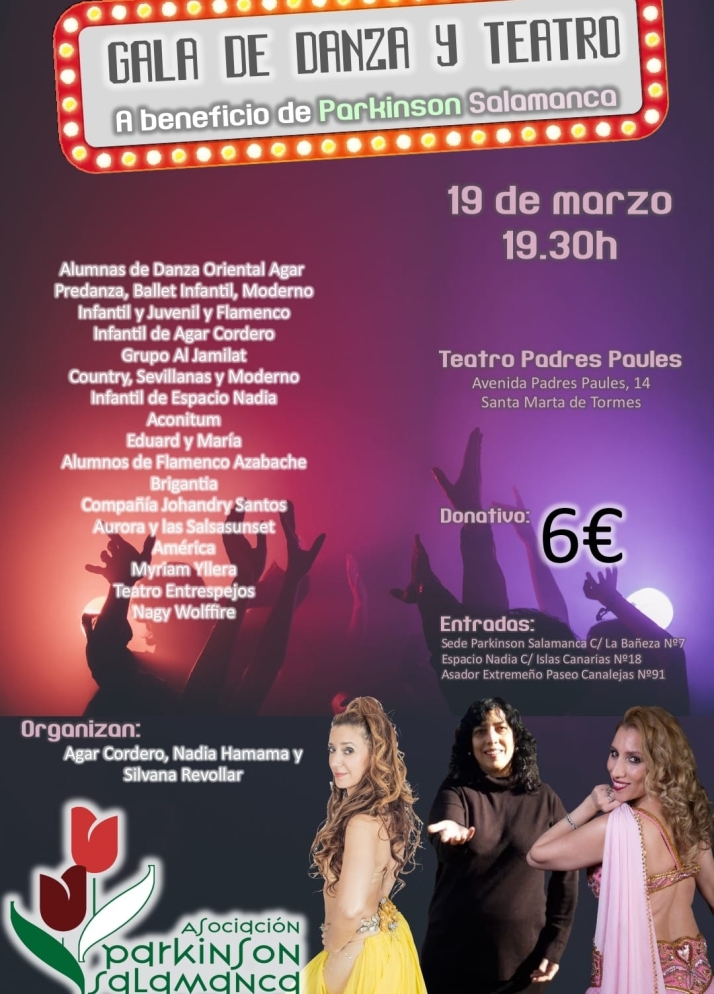 Disfruta una Gala de Danza y Teatro para ayudar a la asociaci&oacute;n Parkinson Salamanca | Imagen 1