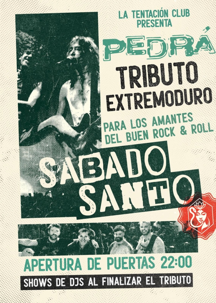 Discoteca la Tentaci&oacute;n vibrar&aacute; con el tributo a Extremoduro de la banda Pedr&aacute; el S&aacute;bado Santo | Imagen 1
