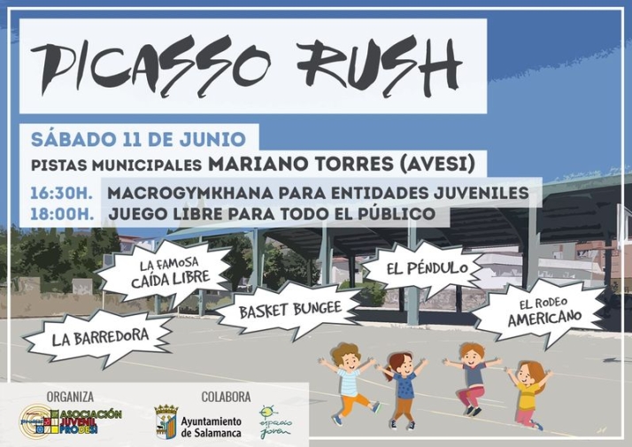 M&aacute;s de 150 de ni&ntilde;os de siete asociaciones salmantinas disfrutar&aacute;n un novedoso juego con hinchables | Imagen 1