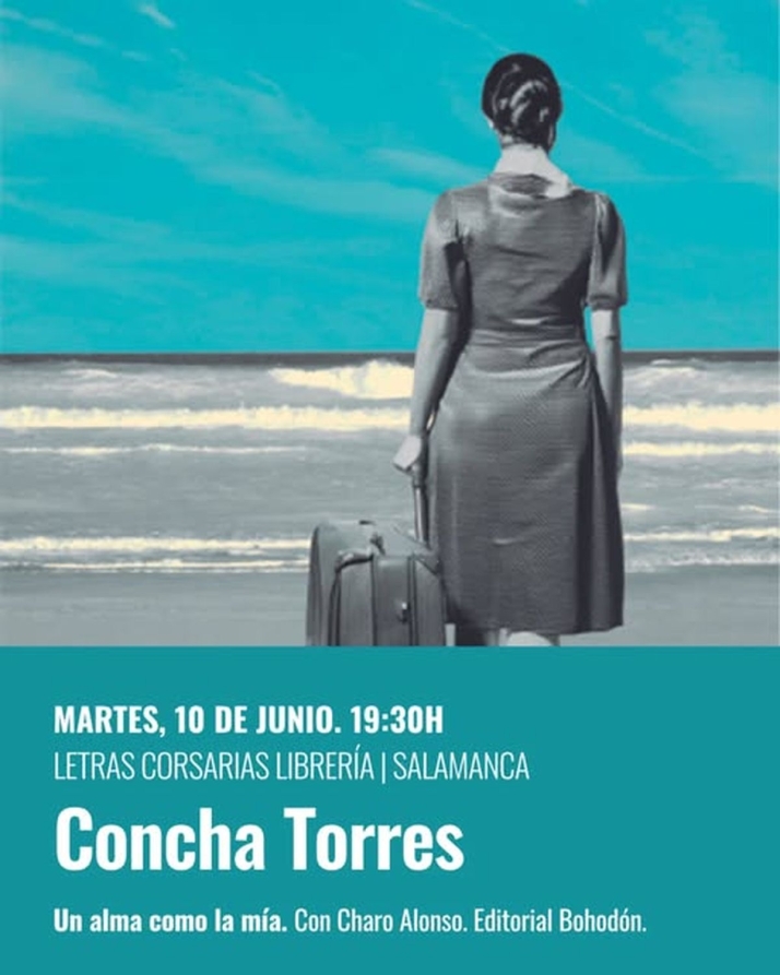 Concha Torres presenta en la Librería Letras Corsarias 'Un alma como la mía', su nueva novela | Imagen 1