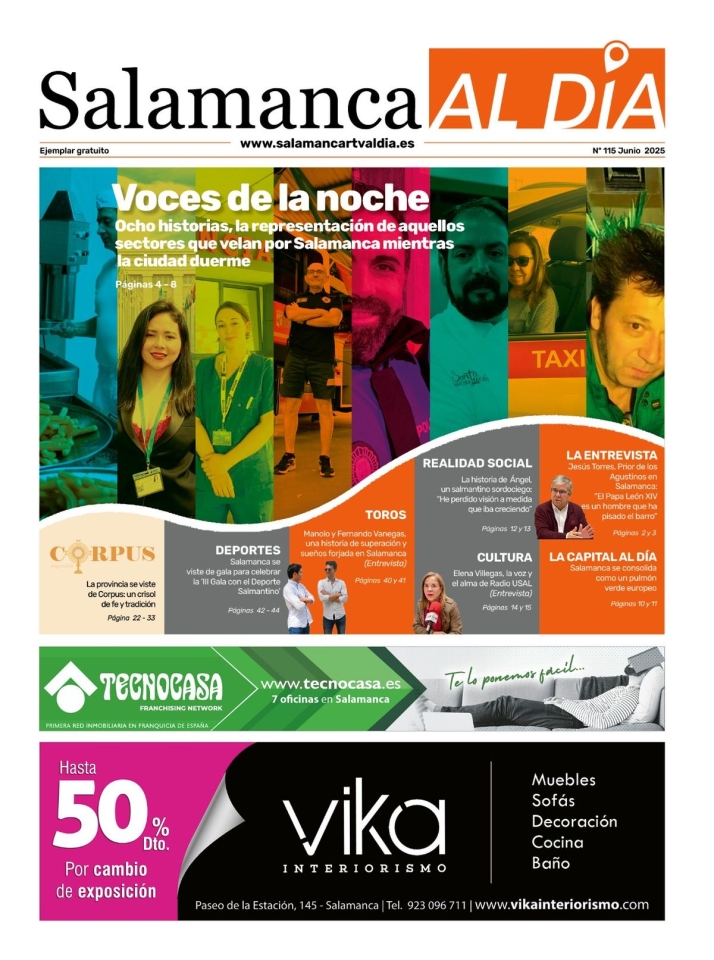Este jueves sale a la calle el n&uacute;mero de junio del peri&oacute;dico de papel SALAMANCA AL D&Iacute;A | Imagen 1
