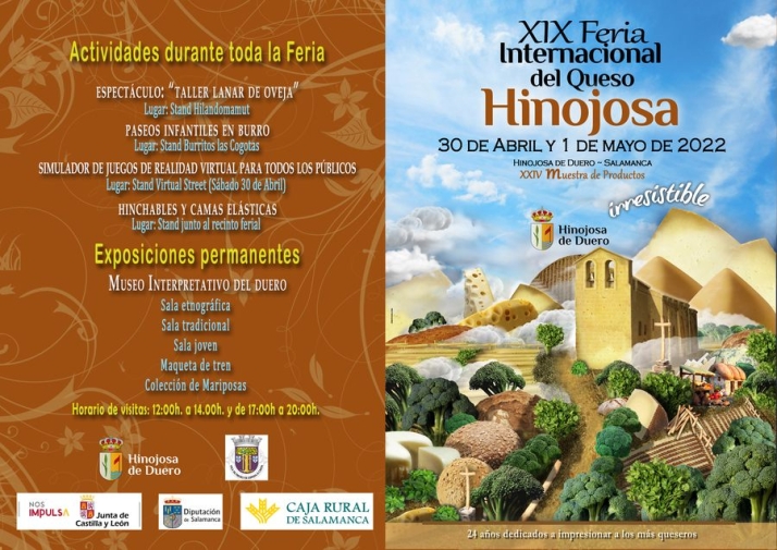 Ochenta expositores ofrecer&aacute;n sus productos en la XIX Feria Internacional del Queso de Hinojosa de Duero | Imagen 1