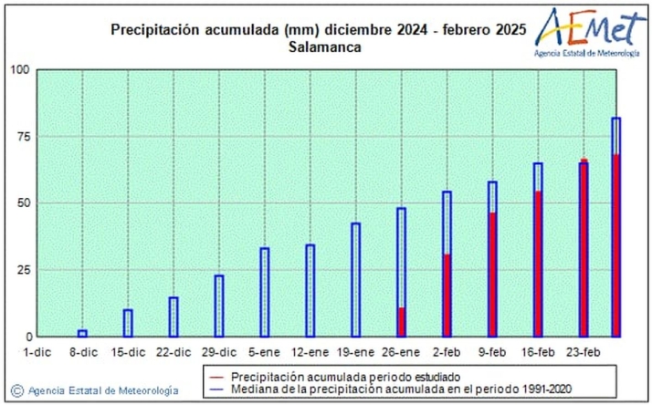 As&iacute; ha sido el invierno en Salamanca: de los 19,8 &ordm; de la capital a los -11,2&ordm; de Pedraza de Alba | Imagen 2