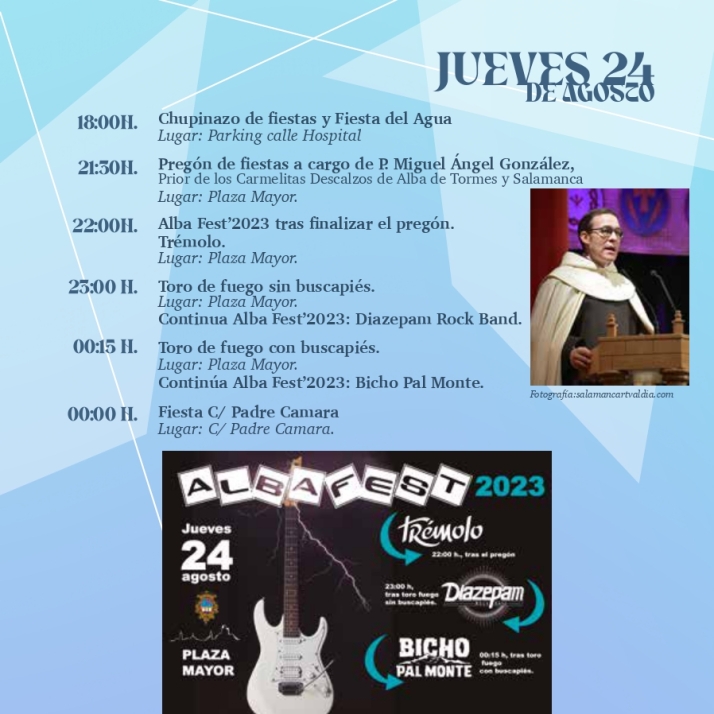 Ya est&aacute; aqu&iacute; el programa de las Fiestas de la Transverberaci&oacute;n de Santa Teresa | Imagen 3