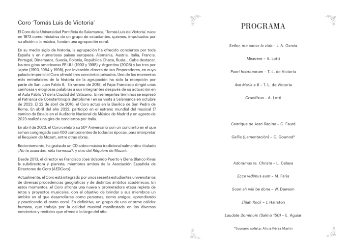 Tradicional Concierto de Pasión, este sábado en La Clerecía | Imagen 2