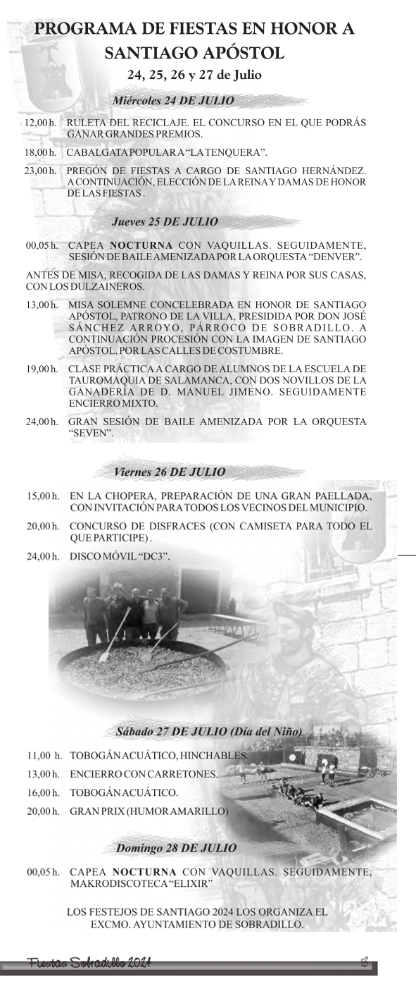 Sobradillo se prepara para vivir las fiestas de Santiago Ap&oacute;stol | Imagen 1