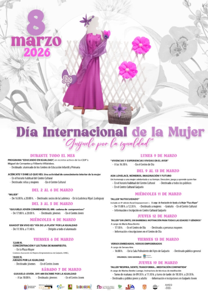 Guijuelo presenta su programa para el 8M con talleres, charlas y una concentraci&oacute;n en la Plaza Mayor | Imagen 1