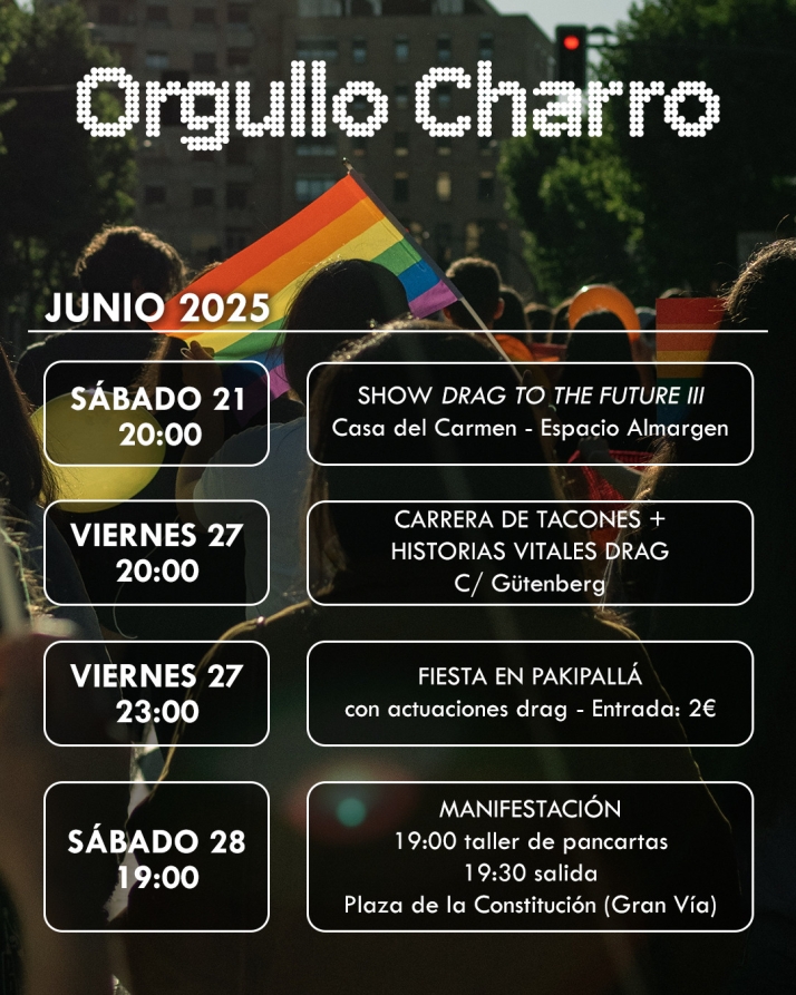 El Orgullo Charro LGTB+ 2025 tomar&aacute; las calles de Salamanca para exigir derechos e igualdad | Imagen 1