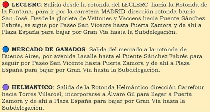 Rutas y horarios de las protestas agrarias de este jueves | Imagen 2