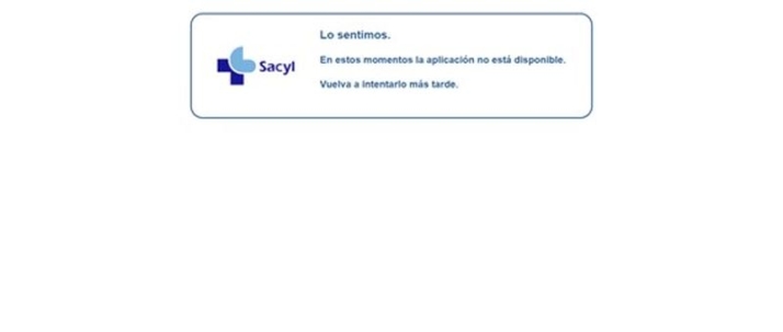 Resueltos los fallos del sistema inform&aacute;tico de Sacyl | Imagen 1