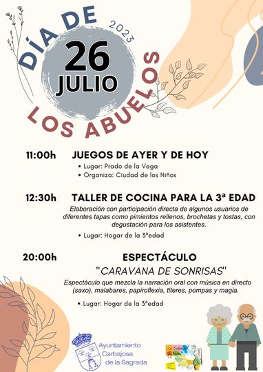 Carbajosa celebrar&aacute; el D&iacute;a de los Abuelos con diferentes actividades | Imagen 1