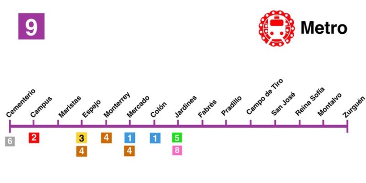 De W&uuml;rzburg a Col&oacute;n o de Sancti-Spiritus al Cementerio, te explicamos cada l&iacute;nea del Metro de Salamanca | Imagen 18