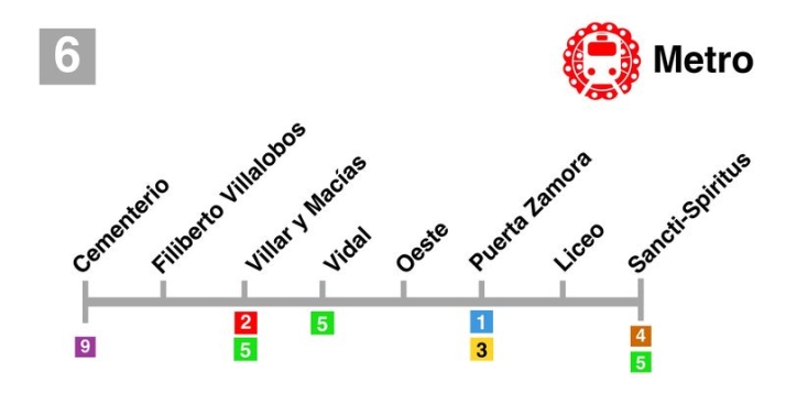 De W&uuml;rzburg a Col&oacute;n o de Sancti-Spiritus al Cementerio, te explicamos cada l&iacute;nea del Metro de Salamanca | Imagen 12