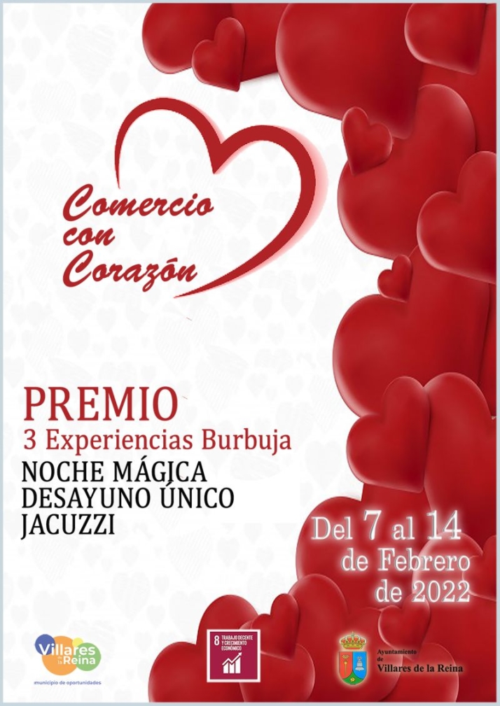 Villares de la Reina promueve la campa&ntilde;a de apoyo al comercio local "Comercio con Coraz&oacute;n" | Imagen 1