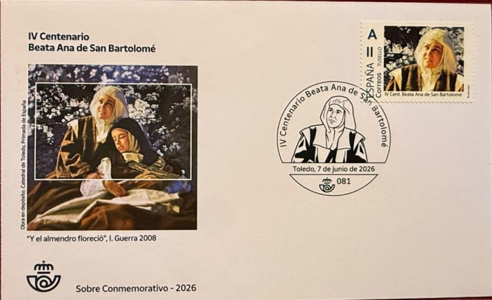 La muerte de santa Teresa en Alba ilustra un sello de Correos | Imagen 1
