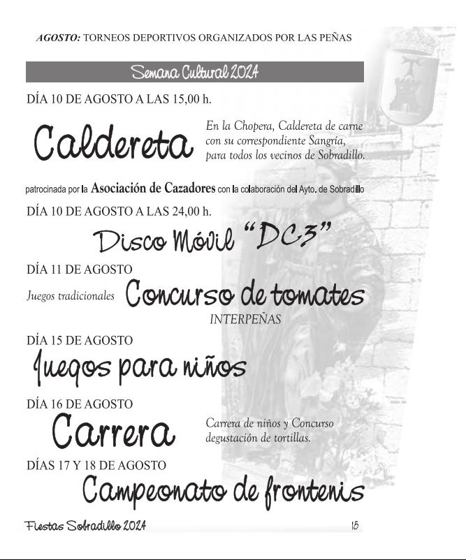 Sobradillo se prepara para vivir las fiestas de Santiago Ap&oacute;stol | Imagen 2