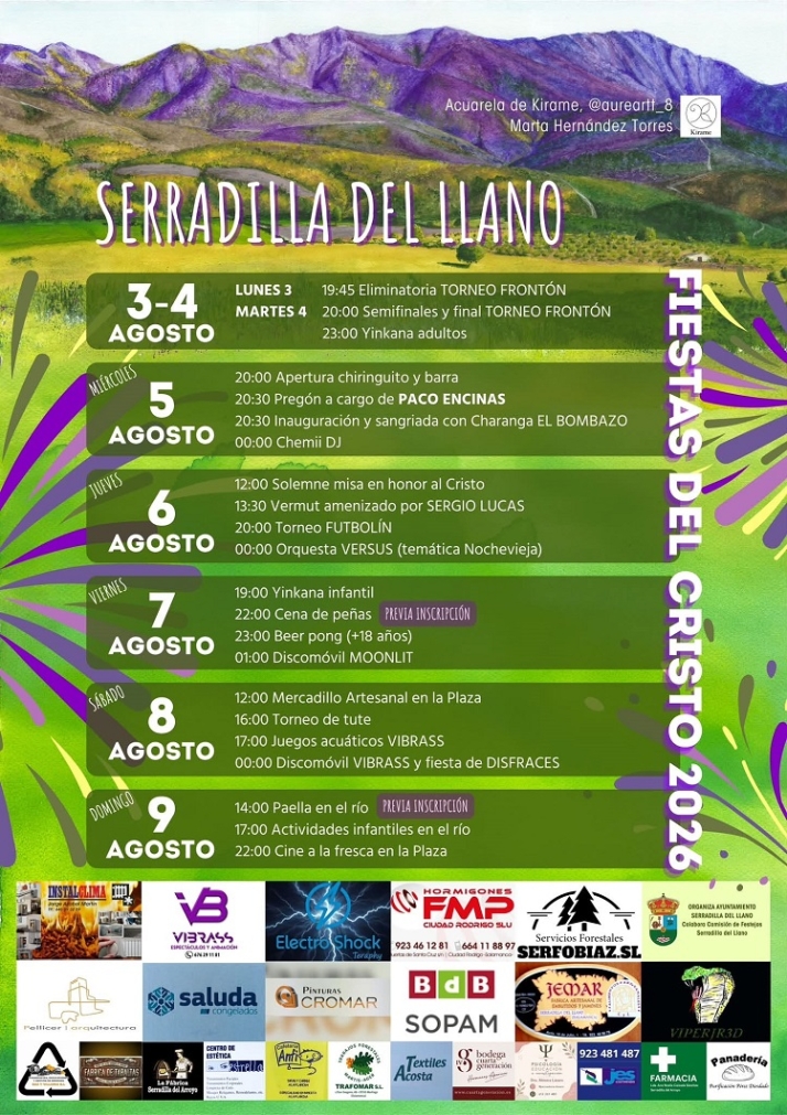 Serradilla del Llano desgrana el programa completo de las Fiestas del Cristo 2026 | Imagen 1
