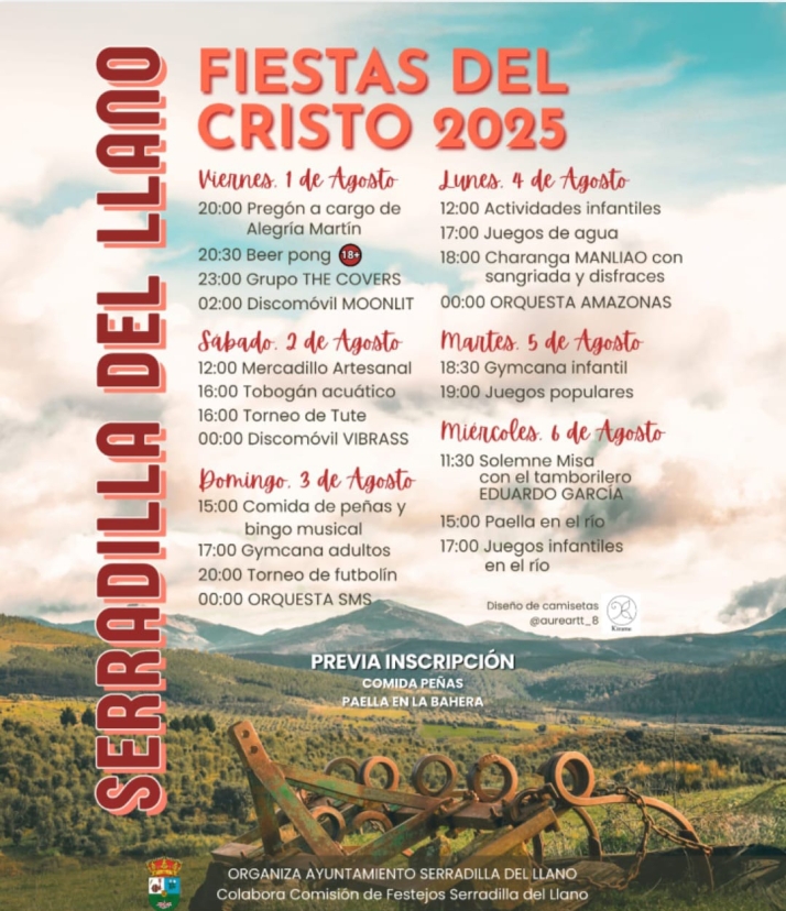 Serradilla del Llano celebrar&aacute; sus fiestas del Cristo del 1 al 6 de agosto | Imagen 1
