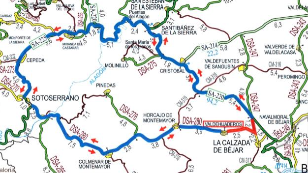 Corte de la carretera que comunica Valdehijaderos y la SA-220 hasta finales de mes | Imagen 1