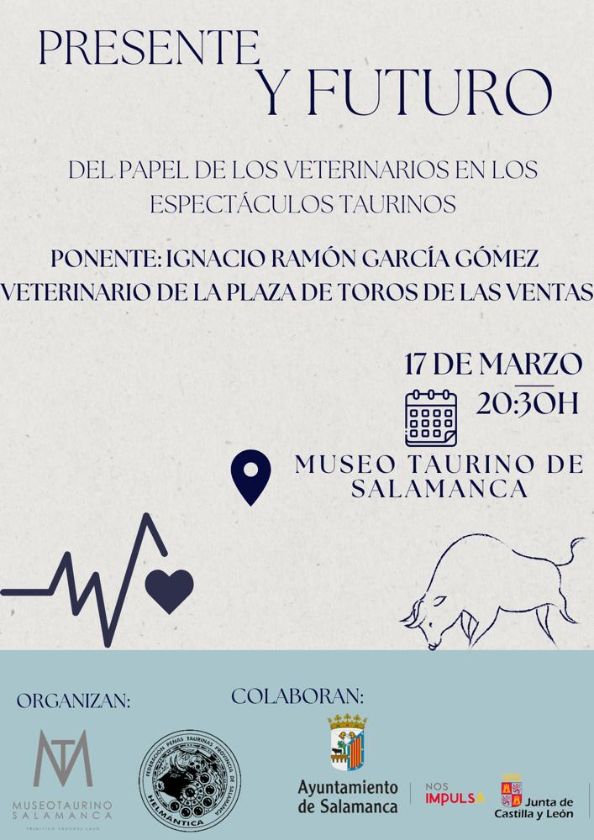 Charla sobre el presente y futuro del papel de los veterinarios en los espect&aacute;culos taurinos | Imagen 1