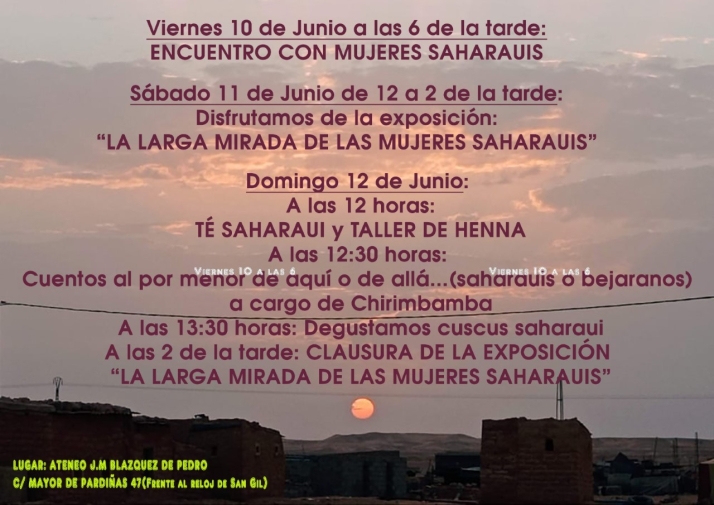 La exposici&oacute;n sobre la mujer saharaui cierra su estancia en B&eacute;jar con varias actividades | Imagen 1