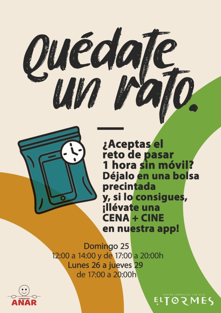 El Tormes reta a sus clientes a pasar una hora sin mirar el m&oacute;vil | Imagen 1