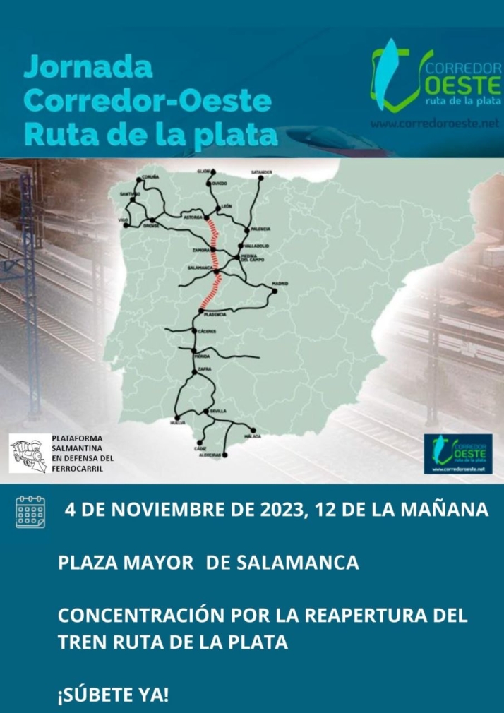 Podemos se suma a la concentraci&oacute;n de este s&aacute;bado por la reapertura del tren Ruta de la Plata | Imagen 1