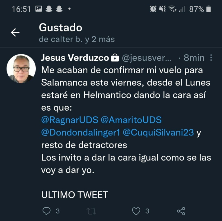 "Desde el lunes estar&eacute; en el Helm&aacute;ntico dando la cara", anuncia Jes&uacute;s Verduzco | Imagen 1