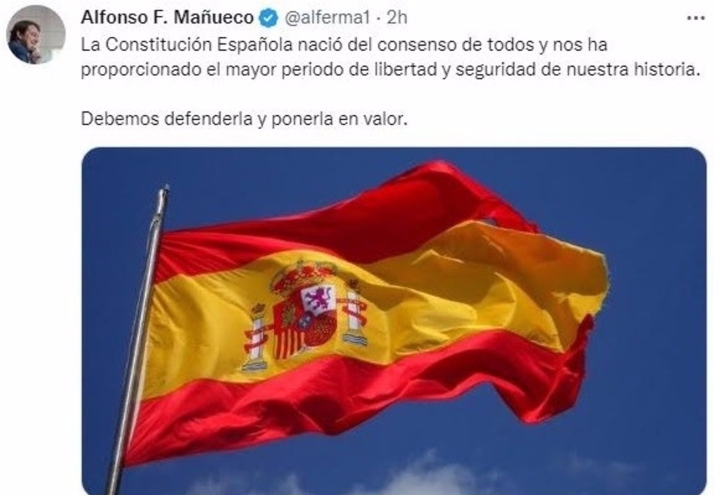 Ma&ntilde;ueco reivindica "defender y poner en valor" la Carta Magna | Imagen 1