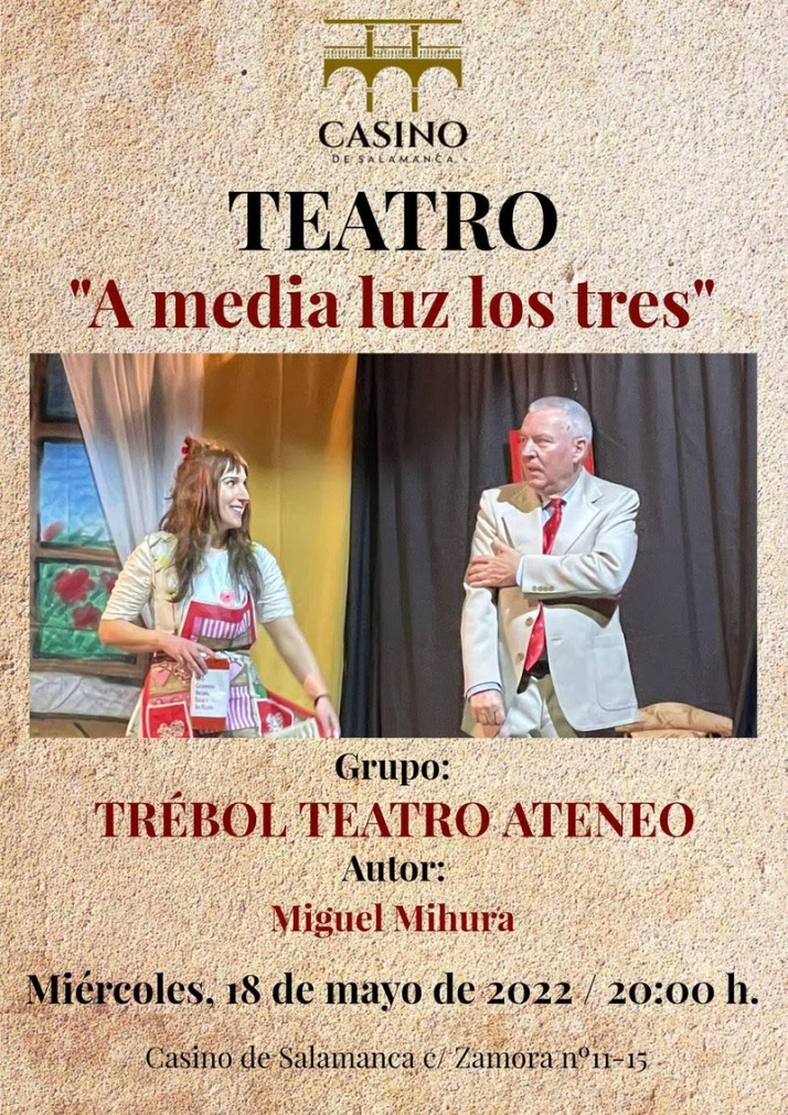 Teatro y conciertos gratuitos en el Casino de Salamanca | Imagen 1