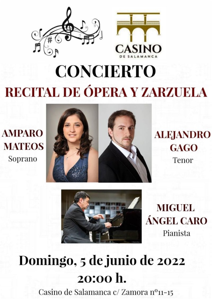 Conciertos gratuitos y actos literarios para este mes en el Casino de Salamanca | Imagen 2