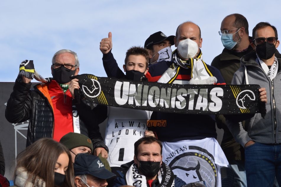 Cerca de 1.000 aficionados de Unionistas acompañarán a su equipo en el Ruta de la Plata ante el Zamora 