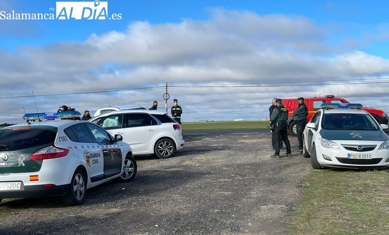 La Guardia Civil participa en la búsqueda del joven desaparecido en un accidente en Paradinas de San Juan y pide colaboración de testigos