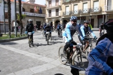 Foto 4 - Ochenta personas celebran el cumpleaños de Santa Teresa sobre dos ruedas 
