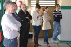 José Manuel Mangas y responsables de la Universidad Pontificia | Foto Mondrián