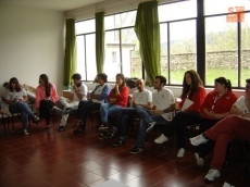 Grupo de trabajo del Encuetro de Cruz Roja / FOTO: Ana Vicente