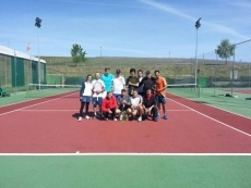 Duelo liga absoluta tenis