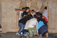 Foto 5 - La Diócesis ensaya la representación de La Pasión