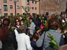 Foto 5 - Grandes y pequeños acompañaron con sus ramos a Jesús en la Borriquilla 