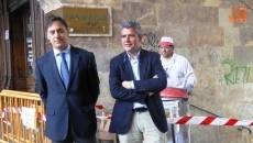 Foto 4 - La Plaza Mayor, escenario de las pruebas de eliminaci&oacute;n de pintadas