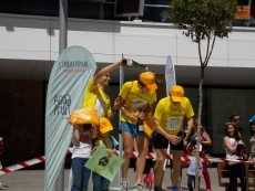 Foto 5 - Diego Gonz&aacute;lez y Ruth G&oacute;mez, ganadores de la carrera Salamanca Solidaria de Aquafruit