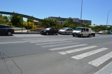 Foto 3 -  La recta de la avenida de Portugal en San Bernardo, escenario de un nuevo accidente mortal