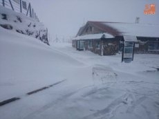 Intensas nevadas en La Covatilla / FOTO: GECOBESA