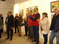 Inauguración de la exposición de Pablo Ausejo / FOTO: Ana Vicente