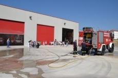 Foto 5 - Los Bomberos reciben la visita de peques del Colegio Miróbriga