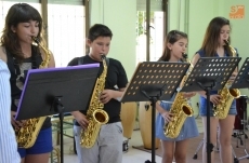 Foto 3 - Los alumnos de saxofón abren las audiciones por instrumentos